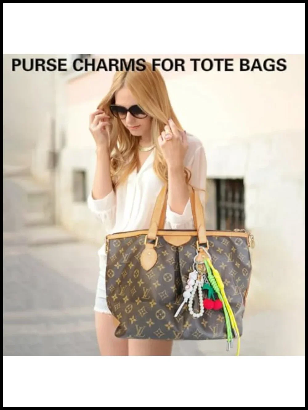 Bag Charms Purse Charm for Handbags & Tote Bags, Cute Keychain Set